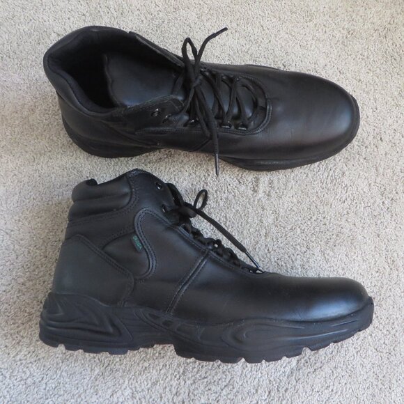 EUC Reebok Mens Work/Hiking Boots Size 13 Black Postal Certified Chukka #CP8500